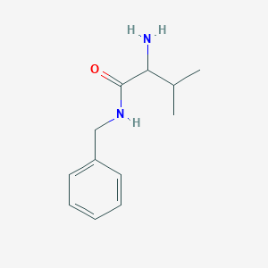 Structure - 2-Amino-N-benzyl-3-methylbutanamide, 95%