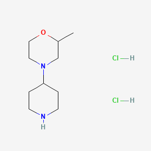 Structure - 2-Methyl-4-(piperidin-4-yl)morpholine dihydrochloride, 95%