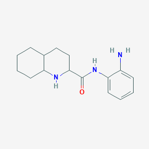 Structure - N-(2-Aminophenyl)-decahydroquinoline-2-carboxamide, 95%