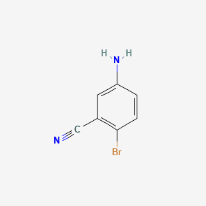 Structure - 5-Amino-2-bromobenzonitrile, 96%