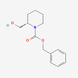 Structure - (S)-Benzyl 2-(hydroxymethyl)piperidine-1-carboxylate, 95+%