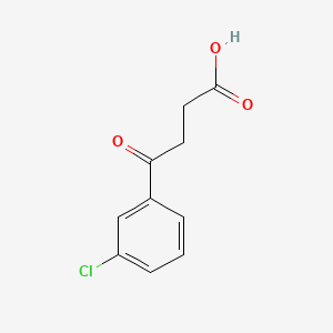 Structure - 4-(3-Chlorophenyl)-4-oxobutanoic acid, 95%