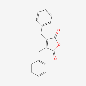 Structure - 3,4-Dibenzylfuran-2,5-dione, 95+%