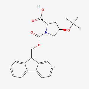 Structure - Fmoc-Hyp(tBu)-OH, 97% HPLC