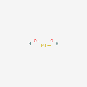 Structure - Palladium hydroxide on carbon(20%), 20 wt. %,(wetted with ca. 50% Water)