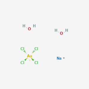 Structure - Tetrachloroaurate(III) (sodium dihydrate), Gold chloride (sodium dihydrate)