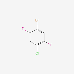 Structure - 1-Bromo-4-chloro-2,5-difluorobenzene, 97%