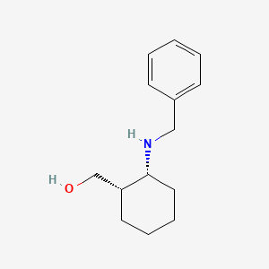 Structure - ((1S,2R)-2-(Benzylamino)cyclohexyl)methanol, 98%