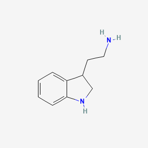 Structure - 2-(Indolin-3-yl)ethanamine, 96%