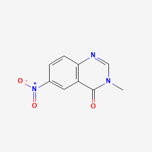 Structure - 3-Methyl-6-nitroquinazolin-4(3H)-one, 95+%