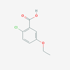 Structure - 2-Chloro-5-ethoxybenzoic acid, 98%