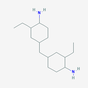 Structure - 4,4'-Methylenebis(2-ethylcyclohexan-1-amine)
