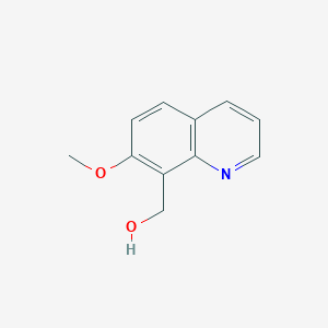 Structure - (7-Methoxyquinolin-8-yl)methanol