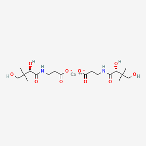 Structure - D-(+)-Pantothenic acid calcium salt