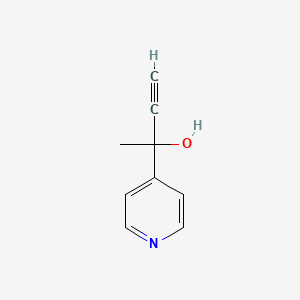 Structure - 2-Pyridin-4-ylbut-3-yn-2-ol