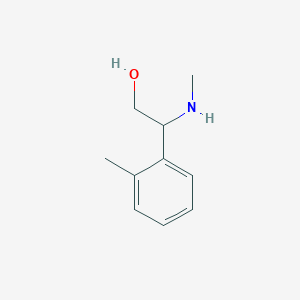 Structure - 2-(Methylamino)-2-(2-methylphenyl)ethanol