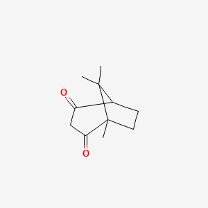 Structure - 1,8,8-Trimethylbicyclo[3.2.1]octane-2,4-dione, 5,8,8-trimethylbicyclo[3.2.1]octane-2,4-dione
