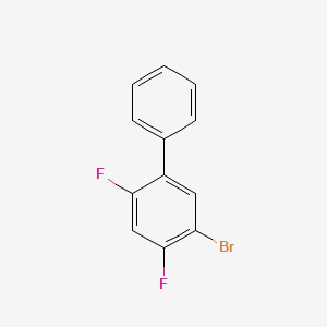 Structure - 5-Bromo-2,4-difluorobiphenyl