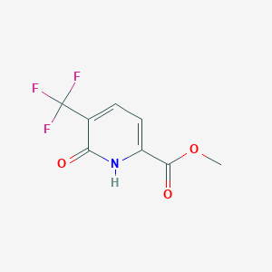 Structure - Methyl 6-hydroxy-5-(trifluoromethyl)picolinate, 6-Oxo-5-trifluoromethyl-1,6-dihydro-pyridine-2-carboxylic acid methyl ester