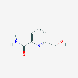 Structure - 6-(Hydroxymethyl)picolinamide, 6-(Hydroxymethyl)pyridine-2-carboxamide