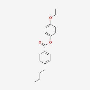 Structure - 4-Ethoxyphenyl 4-butylbenzoate, 4-N-BUTYLBENZOIC ACID 4-ETHOXYPHENYL ESTER