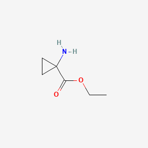 Structure - Ethyl 1-aminocyclopropane-1-carboxylate, Ethyl 1-aminocyclopropanecarboxylate
