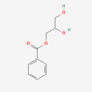 Structure - 2,3-Dihydroxypropyl benzoate