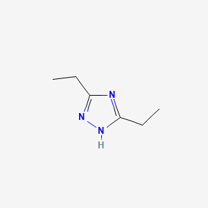 Structure - 3,5-Diethyl-1h-1,2,4-triazole, 3,5-diethyl-1H-[1,2,4]triazole