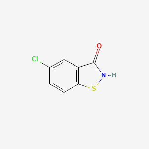 Structure - 5-Chlorobenzo[d]isothiazol-3-ol, 5-Chloro-1,2-benzisothiazolin-3-one