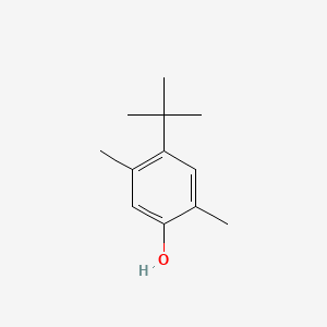 Structure - 4-(tert-Butyl)-2,5-dimethylphenol, Phenol, 4-(1,1-dimethylethyl)-2,5-dimethyl-