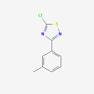 Structure - 5-Chloro-3-(3-methylphenyl)-1,2,4-thiadiazole