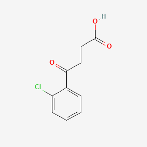 Structure - 4-(2-Chlorophenyl)-4-oxobutanoic acid, 4-(2-CHLOROPHENYL)-4-OXOBUTYRIC ACID