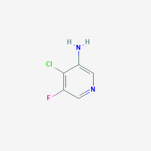 Structure - 4-Chloro-5-fluoropyridin-3-amine