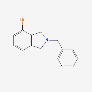 Structure - 2-Benzyl-4-bromoisoindoline, 2-benzyl-4-bromo-1,3-dihydroisoindole