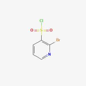 Structure - 2-Bromopyridine-3-sulfonyl chloride, 2-Bromo-3-pyridinesulfonyl chloride