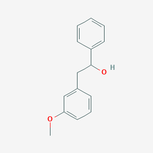 Structure - 2-(3-Methoxyphenyl)-1-phenylethan-1-ol