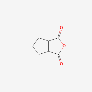 Structure - 1H，3H，4H，5H，6H-Cyclopenta[c]furan-1,3-dione, 1-Cyclopentene-1,2-dicarboxylic anhydride