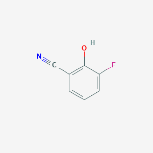 Structure - 3-Fluoro-2-hydroxybenzonitrile, 2-cyano-6-fluorophenol