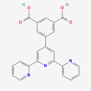 Structure - 5-([2,2':6',2''-terpyridin]-4'-yl)isophthalic acid