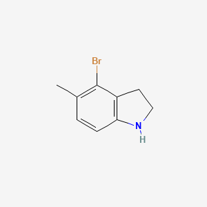 Structure - 4-Bromo-5-methylindoline