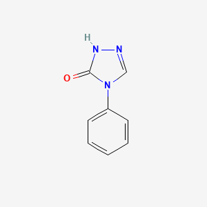 Structure - 4-phenyl-4,5-dihydro-1H-1,2,4-triazol-5-one, NSC 93434, 4-phenyl-2,4-dihydro-3H-1,2,4-triazol-3-one