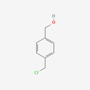 Structure - [4-(Chloromethyl)phenyl]methanol, 4-(Chloromethyl)benzyl alcohol, additional blue/dry ice freight costs.