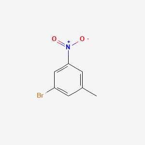 Structure - 1-Bromo-3-methyl-5-nitrobenzene, 3-Bromo-5-nitrotoluene