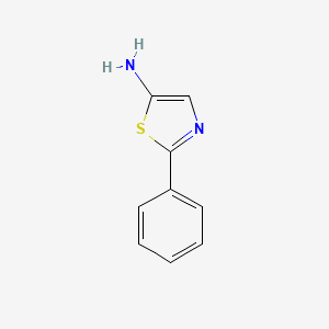 Structure - 2-Phenyl-1,3-thiazol-5-amine, 5-Amino-2-phenylthiazole