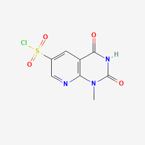 Structure - 1-Methyl-2,4-dioxo-1h,2h,3h,4h-pyrido[2,3-d]pyrimidine-6-sulfonyl chloride