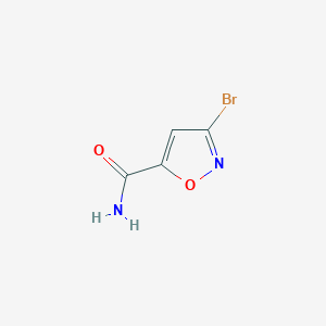Structure - 3-Bromoisoxazole-5-carboxamide