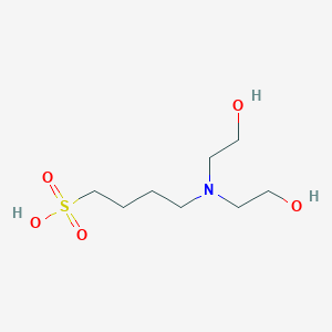 Structure - 4-(Bis(2-hydroxyethyl)amino)butane-1-sulfonic acid