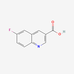 Structure - 6-Fluoroquinoline-3-carboxylic acid, 6-Fluoroquinolin-3-carboxylic acid