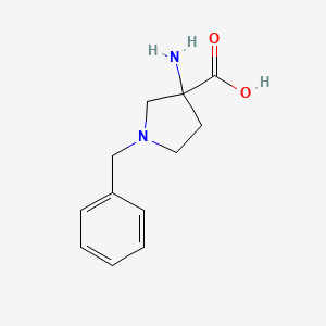Structure - 3-Amino-1-benzylpyrrolidine-3-carboxylic acid, 3-Amino-1-benzyl-pyrrolidine-3-carboxylic acid
