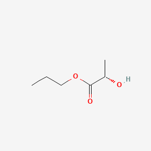 Structure - Propyl (2s)-2-hydroxypropanoate, Propyl (S)-(-)-lactate